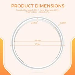 Sausage Stuffer Spare Plunger Gasket For Vertical And Horzontal 3-5-7 Liters Sausage Maker（Pack Of 2） -KitchenAid Shop 412kAovTKeL