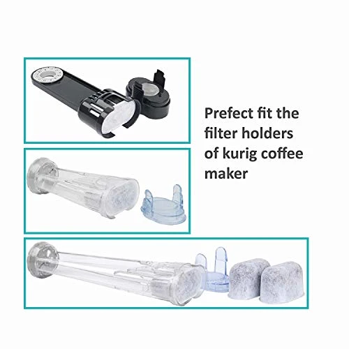 24 Pack Charcoal Filters Compatible With Keurig Keurig 2.0 And 1.0 Classic K-Cup Pod Coffee Makers Water Filter 7 24 Pack Charcoal Filters Compatible With Keurig Keurig 2.0 And 1.0 Classic K-Cup Pod Coffee Makers Water Filter - Image 5