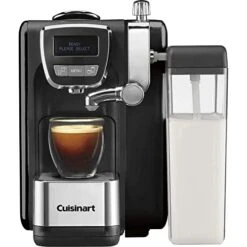 Cuisinart EM-25 Defined Cappuccino & Latte Espresso Machine Bundle With 1 YR CPS Enhanced Protection Pack