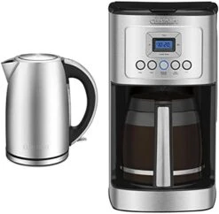 Cuisinart JK-17P1 Cordless-Electric-Kettle, 1.7-Liter, Stainless Steel & CPT-435P1 4-Slice Countdown Motorized Toaster, Stainless Steel -KitchenAid Shop 412rWCdGeSL. AC