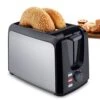 Toaster 2 Slice Stainless Steel Toaster Two Slice Toaster With Removable Crumb Tray Toaster Wide Slot Toasters 2 Slice Best Rated Prime With 7 Bread Shade Settings And Bagel, Defrost, Cancel Function For Bread (Black-OO)
