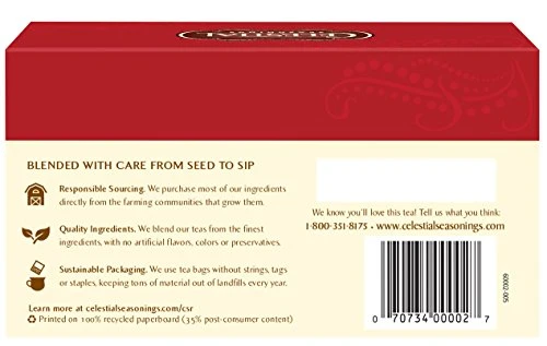 Celestial Seasonings® Herbal Tea, Red Zinger, 20 Count 4 Celestial Seasonings® Herbal Tea, Red Zinger, 20 Count - Image 2