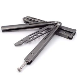 Balishark Sturdy Blunt Integral Channel Handle Advanced Practice Flip Stuff Solid Heavy For Finger Strength Shark Design Cap Openers