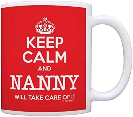 Nanny Mother's Day Gift Keep Calm Nanny Will Take Care Of It Gift Coffee Mug Tea Cup Paisley 15 Nanny Mother's Day Gift Keep Calm Nanny Will Take Care Of It Gift Coffee Mug Tea Cup Paisley - Image 13
