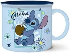 Lilo And Stitch Wavy Style Ceramic Soup Mug, 24-Ounces -KitchenAid Shop 413U6vRdkZL. AC