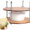 Wooden Cheese Press Diameter 11.2 In And 1 Cheese Making Form 45 Oz Pressure Up To 50 Pounds Colorless 1 Wooden Cheese Press Diameter 11.2 In And 1 Cheese Making Form 45 Oz Pressure Up To 50 Pounds Colorless -KitchenAid Shop 413XYA73PYL