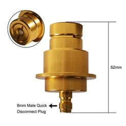 60 Inches Soda Machine Adapter Hose Kit, CGA320 To TR21-4 Soda Maker Co2 Tank Adapter Hose Kit With 8mm Co2 Cylinder Direct Connector -KitchenAid Shop 413bUDqa2NL