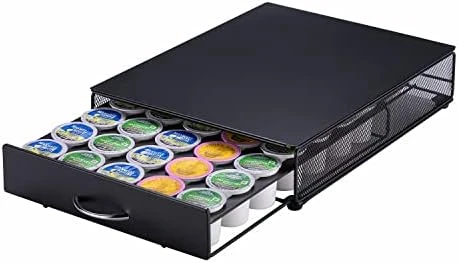 K Cup Holder Drawer, Coffee Pod Holder For K Cup Organizer, Keurig Coffee Pods Holder Capsule With 35 Pods, Black 8 K Cup Holder Drawer, Coffee Pod Holder For K Cup Organizer, Keurig Coffee Pods Holder Capsule With 35 Pods, Black - Image 6