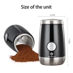 -7445 Coffee Grinder Electric Grinder Spice And Herb Grinder, Blade & Cup Made With SUS304 Stianlees Steel Food Grinders Electric -KitchenAid Shop 413g181JwJS
