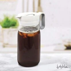 Flip Brew By Zing Anything, Instant Iced Tea Maker, Cold Brew Coffee Maker, Two-in-One Cold Brew Coffee Or Tea Maker, Multi-Purpose Pitcher, Dishwasher Safe, BPA/EA Free Tritan, 48 Oz., White -KitchenAid Shop 413n1woyo3L