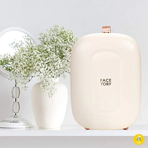 Vanilla Skincare Fridge- Ice Cream Series- 5 Liters With LED Light, Temperature Display, Silent Mode For Dorm Room, Bedroom, Office 4 Vanilla Skincare Fridge- Ice Cream Series- 5 Liters With LED Light, Temperature Display, Silent Mode For Dorm Room, Bedroom, Office - Image 2