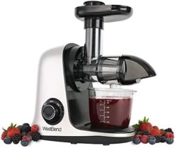 Juicer Cold Press Masticating Extractor Machine Features Quiet Motor Anti-Clog Reverse Function Nutrient Preserving For Juicing Fruits Vegetables And All Greens, 150-Watts, White 15 Juicer Cold Press Masticating Extractor Machine Features Quiet Motor Anti-Clog Reverse Function Nutrient Preserving For Juicing Fruits Vegetables And All Greens, 150-Watts, White -KitchenAid Shop 413vBelGhnL. AC