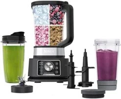 Ninja CO351B SS351 Foodi Power Pitcher System, Smoothie Bowl Maker, 4in1 Blender + Food Processor, Single Serve Blender 1400WP SmartTORQUE 6 Auto-iQ Presets (Renewed) 13 Ninja CO351B SS351 Foodi Power Pitcher System, Smoothie Bowl Maker, 4in1 Blender + Food Processor, Single Serve Blender 1400WP SmartTORQUE 6 Auto-iQ Presets (Renewed) -KitchenAid Shop 413xcL33GqL. AC