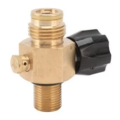 Refill Adapter G1/2 14 CO2 Cylinder Bottle Connector With Black 5/8 18unf On Off Valve CO2 Tank Refill Adapter 5000 Psi Maximum Pressure -KitchenAid Shop 413zo9Ut6AL