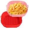 Air Fryer Silicone Liners 2 Pack, 8 Inch Reusable Air Fryer Liners For Square Baskets,Heat Resistant Air Fryer Pot For 4Qt To 7Qt Basket,Washable Fryer Inserts For Oven Microwave Steamers 2 Air Fryer Silicone Liners 2 Pack, 8 Inch Reusable Air Fryer Liners For Square Baskets,Heat Resistant Air Fryer Pot For 4Qt To 7Qt Basket,Washable Fryer Inserts For Oven Microwave Steamers -KitchenAid Shop 4141R1hj8xL