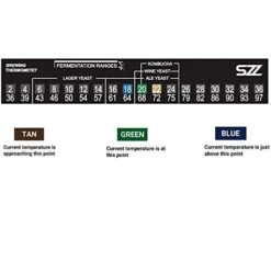 5 Pack Stick On Thermometer For Home Brew 2C To 36C Beer Spirits Wine Temperature 9 5 Pack Stick On Thermometer For Home Brew 2C To 36C Beer Spirits Wine Temperature -KitchenAid Shop 4146Bdgp9EL