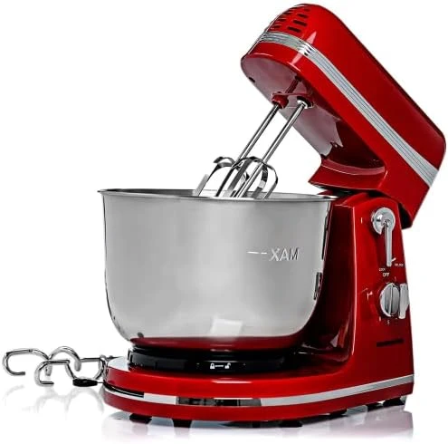 Vente Electric Kitchen Stand Mixer With 3.5-Quart Removable Stainless Steel Mixing Bowl, 5 Speed Control, 250-Watt Power, 2 Blender Attachment Egg Beater Whisk & Dough Hook Black SM680B 11 Vente Electric Kitchen Stand Mixer With 3.5-Quart Removable Stainless Steel Mixing Bowl, 5 Speed Control, 250-Watt Power, 2 Blender Attachment Egg Beater Whisk & Dough Hook Black SM680B - Image 9