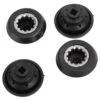 Food Mixer Base Transmission Shaft Gear Replacement Kit With Screws, Stainless Steel Juicer Mixer Base Gear Parts