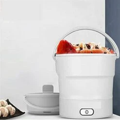KOAIUS Soup Pot Dormitory Small Household Appliances Small Hot Pot Outdoor Electric Pot All-in-one Multi-Functional Mini Silica Gel Folding Electric Cooker Pot -KitchenAid Shop 414If3U1UmL