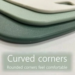 Kitchen Plastic Cutting Board Set Of 3, Professional Multi Color Chopping Boards Sets,Dishwasher Safe Cutting Boards For Fruit Meat Kitchen, Green -KitchenAid Shop 414Ppj30PcL