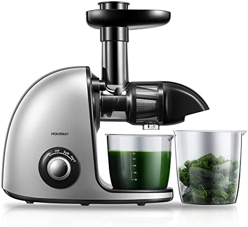 Juicer Machines Vegetable And Fruit, HOUSNAT Slow Masticating Juicer With 2-Speed Modes Easy To Clean, Cold Press Juicer Extractor With Quiet Motor, Reverse Function, Recipes (Passion Red) 9 Juicer Machines Vegetable And Fruit, HOUSNAT Slow Masticating Juicer With 2-Speed Modes Easy To Clean, Cold Press Juicer Extractor With Quiet Motor, Reverse Function, Recipes (Passion Red) - Image 7