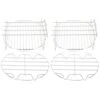 BIENKA 2sets Air Grill Cooker Stainless Double Silver Of Steaming Cm Bbq Multi- In And Round Stand: Trivet: For Rack Egg Dual- Pot Pressure Wire Trivet Tray Accessory Food Steam Stockpot Shelf (Color -KitchenAid Shop 414XnI2ltiL