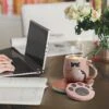 Cat Coffee Mug Warmer ,Smart Coffee Mug Warmer,Cute Cat Paw Mug Set,Novelty Coffee Mugs Mug Warmer For Desk Auto Shut Off Coffee Warmer Plate For Coffee,Tea,Water,Milk, Birthday Gift Box Pink -KitchenAid Shop 414XplmIUJL