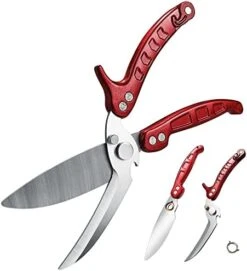 Kitchen Scissors Heavy Duty,Shears All Purpose Dishwasher Safe,Stainless Steel Multi-function Poultry Shears,Sharp Cooking Scissors For Chicken,Fish,Raptor,Meat,Turkey,Seafood,Crab,Bone (Burgundy) 17 Kitchen Scissors Heavy Duty,Shears All Purpose Dishwasher Safe,Stainless Steel Multi-function Poultry Shears,Sharp Cooking Scissors For Chicken,Fish,Raptor,Meat,Turkey,Seafood,Crab,Bone (Burgundy) -KitchenAid Shop 414ZHHcVSwL. AC
