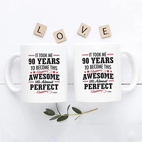 90th Birthday Gifts For Women Ninety Years Old Men Mugs Happy Funny 90 Mens Womens Womans Wives Female Man Best Friend 1933 Mug Male Unique Ideas 33 Woman Wife Gag Dad Girls Guys Good Husband 5 90th Birthday Gifts For Women Ninety Years Old Men Mugs Happy Funny 90 Mens Womens Womans Wives Female Man Best Friend 1933 Mug Male Unique Ideas 33 Woman Wife Gag Dad Girls Guys Good Husband - Image 3