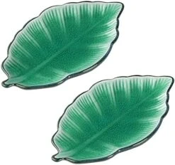 Large Spoon Rest Set Of 2 Spoon Holder For Stove Top Modern Farmhouse Kitchen Decor Leaf Shape Ceramic Spoon Rest Spoon Rests For Kitchen Stove Spoon Holder Dishwasher Safe Emerald Green -KitchenAid Shop 414oU9BOGuL. AC