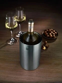 Zwilling Willing 37900-004 Twin Sommelier Wine Cooler, Cold And Vacuum Double Wall Construction, Stainless Steel -KitchenAid Shop 414pPU7nAoL