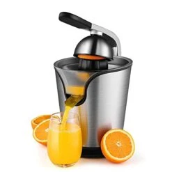 Citrus Juicer Electric Juicer For Oranges And Lemons Grapefruits - Electric Citrus Press Lemon Squeezer Machine Juice Extractor Maker Machine Ergonomic Manual Hand Press Stainless Steel