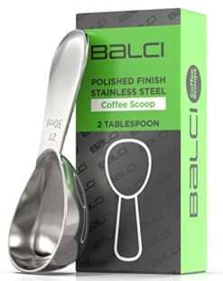 - Stainless Steel Coffee Scoop (2 Tablespoon Scoop) Exact Measuring Spoon For Coffee, Tea, Sugar, Flour And More! …