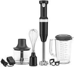 KitchenAid Cordless Variable Speed Hand Blender With Chopper And Whisk Attachment - KHBBV83 -KitchenAid Shop 414x yYTfzL. AC