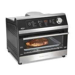Hamilton Beach Air Fryer Countertop Toaster Oven, Includes Bake, Broil, And Toast, Fits 12” Pizza, 1800 Watts, 10 Cooking Modes + Digital Controls, Black & Stainless Steel 12 Hamilton Beach Air Fryer Countertop Toaster Oven, Includes Bake, Broil, And Toast, Fits 12” Pizza, 1800 Watts, 10 Cooking Modes + Digital Controls, Black & Stainless Steel -KitchenAid Shop 4150k2TyGAL