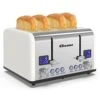 Toaster 4 Slice,1.5"Extra Wide Slot Stainless Toaster With Bagel Defrost Cancel Function, Dual Screen, Removal Crumb Tray (White) 1 Toaster 4 Slice,1.5"Extra Wide Slot Stainless Toaster With Bagel Defrost Cancel Function, Dual Screen, Removal Crumb Tray (White) -KitchenAid Shop 4155SlaQlBL