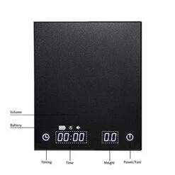 Ulea B22 New Version Digital Espresso Coffee Scales Kitchen Scales With Auto Timing, 2000 Grams ,Black -KitchenAid Shop 415Dgud2TGS