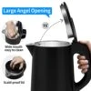 Small Electric Kettle, Portable Kettle With 304 Stainless Steel Travel Kettle 27oz/0.8L Electric Tea Kettle For Business Trip, Small Electric Kettle With Auto Shut-Off (black) -KitchenAid Shop 415Dlkllc2L