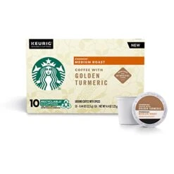 Starbucks Blonde Roast K-Cup Coffee Pods With 2X Caffeine For Keurig Brewers,10 Count - (Pack Of 6) 26 Starbucks Blonde Roast K-Cup Coffee Pods With 2X Caffeine For Keurig Brewers,10 Count - (Pack Of 6) -KitchenAid Shop 415EY8gzt L