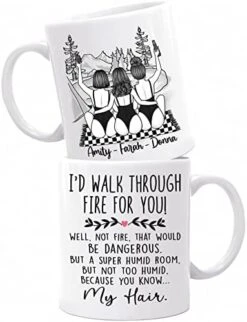 Customized Best Friend Mug For Women, Besties, Soul Sisters Together To Be Sisters By Heart Custom Mug Personalized With Names, Hairstyles, Texts For Friends Birthday Gift Mugs 11oz / 15oz -KitchenAid Shop 415O QE5JFL. AC