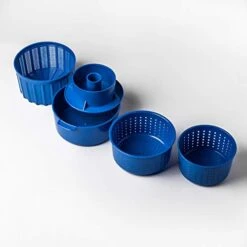 King Set Cheese Molds Hard Semi-hard And Soft Cheeses Goat Cheese Hard Soft Cheese Making Rennet Cheese Making Kitchen Feta Cheese Press Rennet Rennet Cheesemaking Mold Blue Original HOZPROM -KitchenAid Shop 415P9l7pMOL