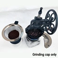 Manual Coffee Grinder,Vintage Style Manual Coffee Bean Grinder,Mason Jar Lid Manual Coffee Grinder,Fits Mason Jar Regular Mouth Size 70mm For Drip Coffee,Espresso,French Press, Black 9 Manual Coffee Grinder,Vintage Style Manual Coffee Bean Grinder,Mason Jar Lid Manual Coffee Grinder,Fits Mason Jar Regular Mouth Size 70mm For Drip Coffee,Espresso,French Press, Black -KitchenAid Shop 415WC71f5cL