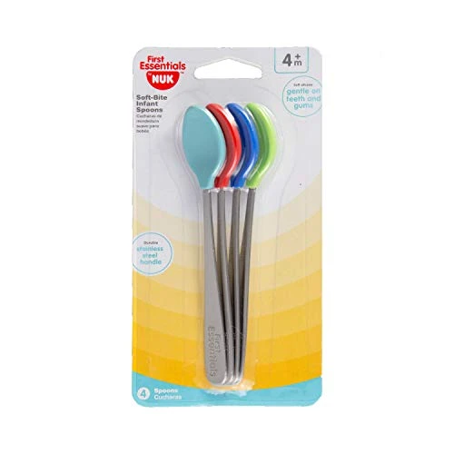 First Essentials By NUK Soft-Bite Infant Spoons 4 First Essentials By NUK Soft-Bite Infant Spoons - Image 2