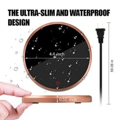 Coffee Mug Warmer & Mug Set, KRGMNHR Smart Coffee Warmer For Desk With Auto Shut Off, Infrared Sensor Technology For Double Safety, Ideal For Gift, Coffee, Tea, Hot Cocoa, Rose Gold Set 13 Coffee Mug Warmer & Mug Set, KRGMNHR Smart Coffee Warmer For Desk With Auto Shut Off, Infrared Sensor Technology For Double Safety, Ideal For Gift, Coffee, Tea, Hot Cocoa, Rose Gold Set -KitchenAid Shop 415iKhTghDL