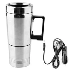 12v Car Kettle, Acouto 12V Car Electric Kettle 350ML 150ML Stainless Steel Car Electric Heating Kettle Coffee Tea Travel Thermos Water Heating Cup For Car Truck Travel Electric Kettle Fast Boiling