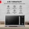 Toshiba OSHIBA 6-in-1 Inverter Microwave Oven Air Fryer Combo, MASTER Series Countertop Microwave, Healthy Air Fryer, Broil, Convection, Speedy Combi, Even Defrost, Sound On/Off 27 Auto Menu Stainless Steel -KitchenAid Shop 415qe3C8x9L