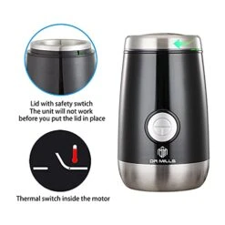 -7445 Coffee Grinder Electric Grinder Spice And Herb Grinder, Blade & Cup Made With SUS304 Stianlees Steel Food Grinders Electric -KitchenAid Shop 415vu2M2i9S