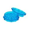 [ 2 Pack ] Large Diamond Tooth Acrylic Herb Grinder - Assorted Color - 2.75" X 1" - Extra Strong Crusher