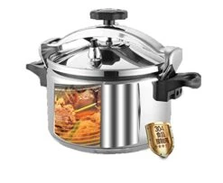 Commercial Stainless Steel Pressure Cooker, Household Multifunctional Pressure Cooker, Large-capacity Explosion-proof Pressure Cooker, Gas Stove Induction Cooker, Etc. General 3L-40L