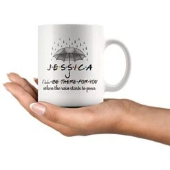 Personalized There For You Mug, Friends, Bestie Birthday, For & From Bestie, Friends Obsession, BFF Friends, Husband To Wife (11 Oz) -KitchenAid Shop 416NGPnCg6L